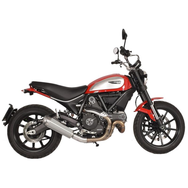 Silencieux homologué SPARK Evo V inox pour Ducati Scrambler 15-16