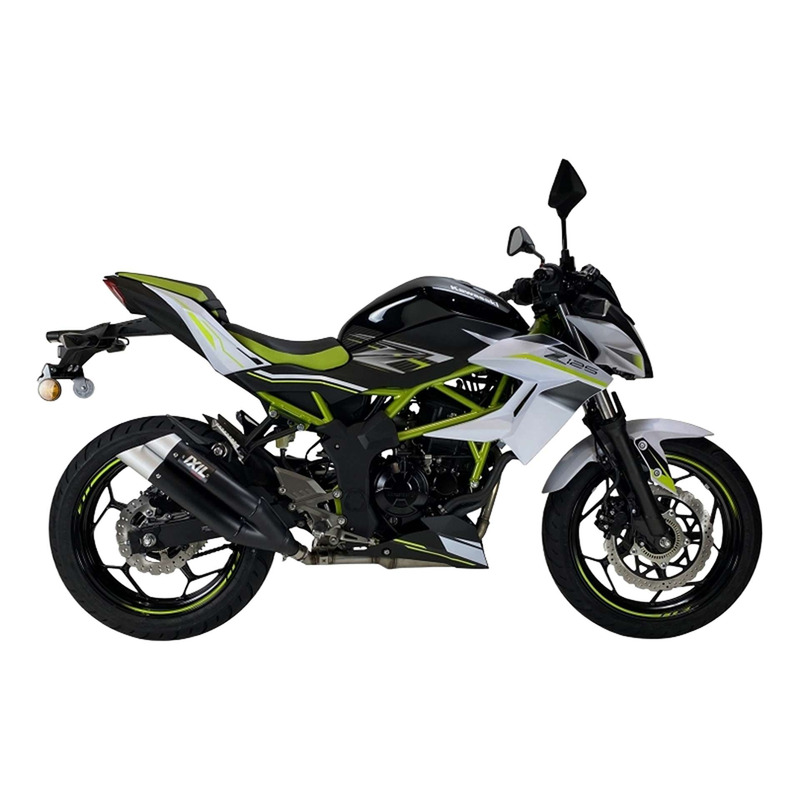 Silencieux Ixil Hyperlow Black Kawasaki Ninja 125 19-21 noir