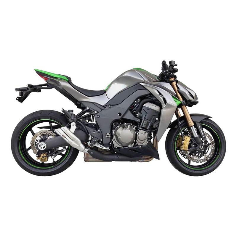 Silencieux Ixil Hyperlow Black Kawasaki Z 1000 10-19 inox poli