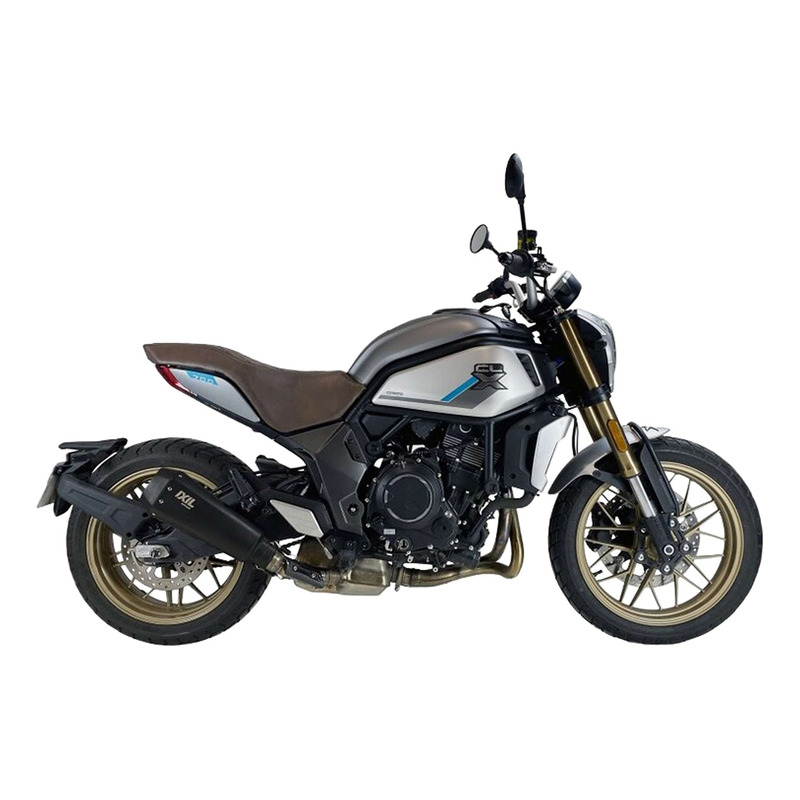Silencieux Ixil RC3B Race Xtrem CF Moto 700 CL-X 21-23 inox/noir mat