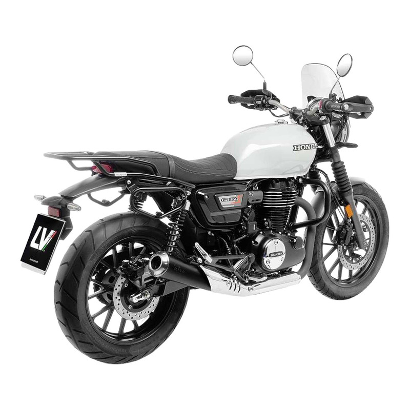 Silencieux Leovince Classic Racer Inox noir Honda GB 350 S 2025