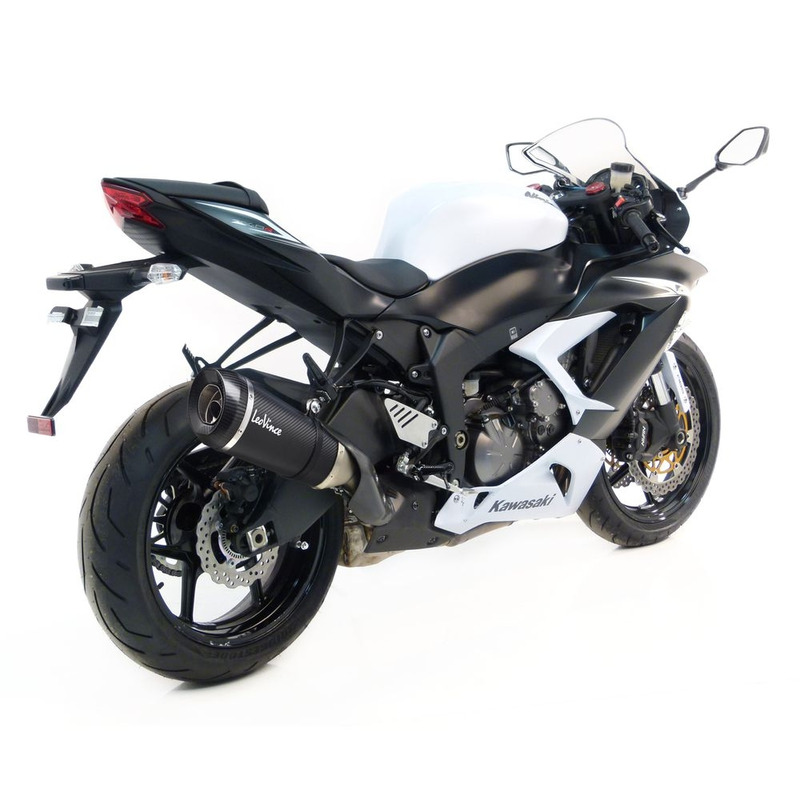 Silencieux Leovince Factory S carbone pour Kawasaki ZX6R 09-16