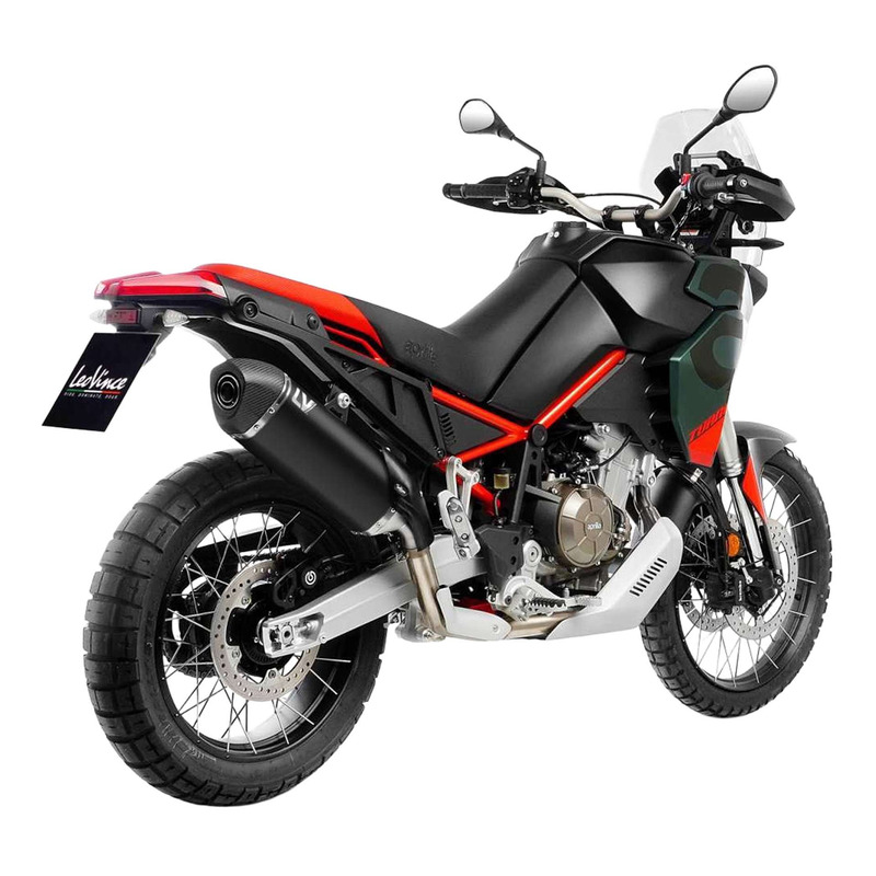 Silencieux Leovince LV-14 inox noir Aprilia Tuareg 660 22-25