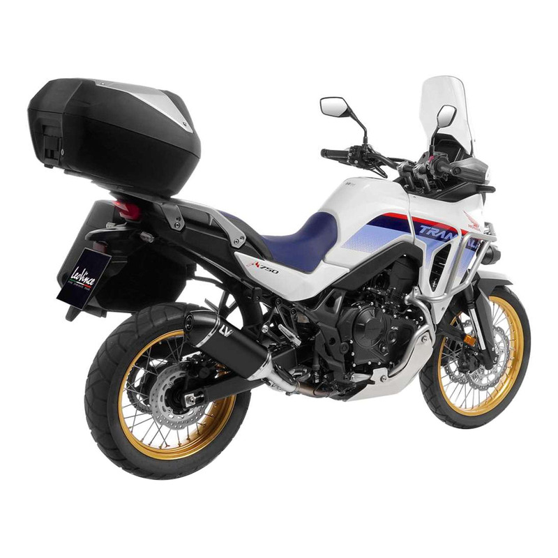 Silencieux Leovince LV-14 inox noir Honda XL 750 Transalp 23-24