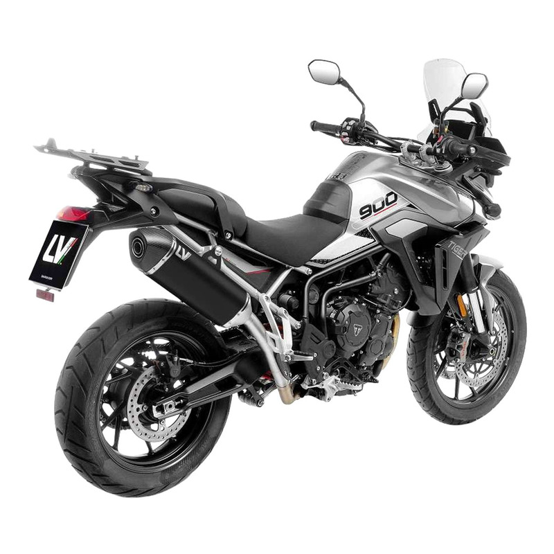 Silencieux Leovince LV-14 inox noir Triumph Tiger 900 24-26