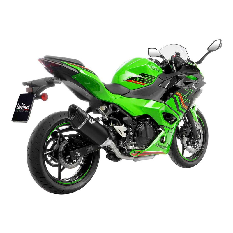 Silencieux Leovince LV-14 R inox noir Kawasaki Ninja 500 24-25