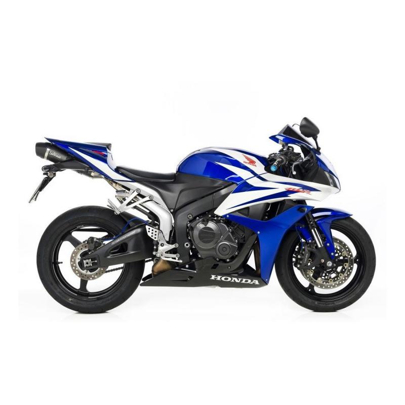 Silencieux Leovince LV One Evo carbone casquette noire pour Honda CBR 600 RR 07-12