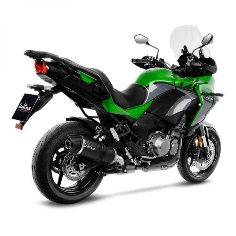 Silencieux Leovince LV One Evo carbone Kawasaki Versys 1000 19-20