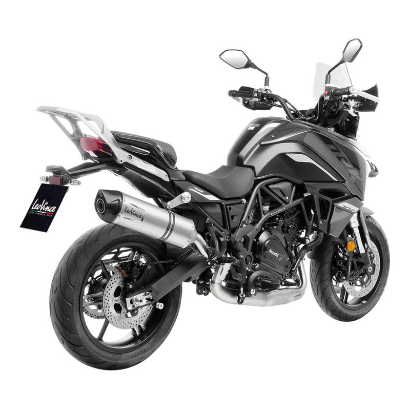 Silencieux Leovince LV One Evo inox Benelli TRK 702 X 23-24