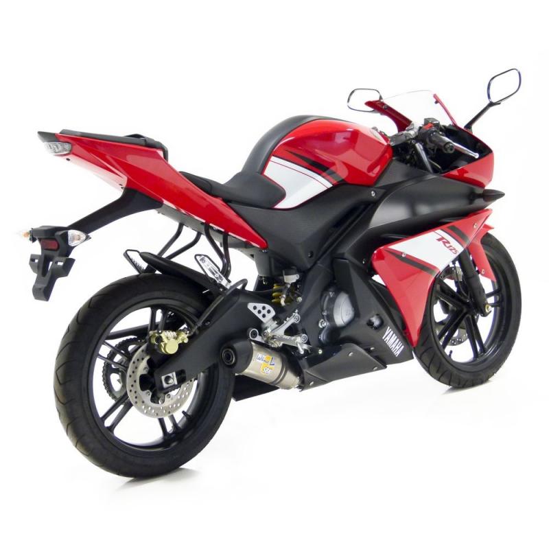 Silencieux Leovince LV one inox pour Yamaha YZF-R 125 08-13