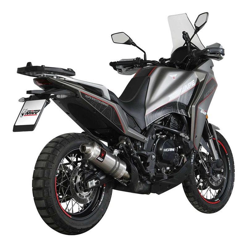 Silencieux MIVV Dakar inox Moto Morini X-Cape