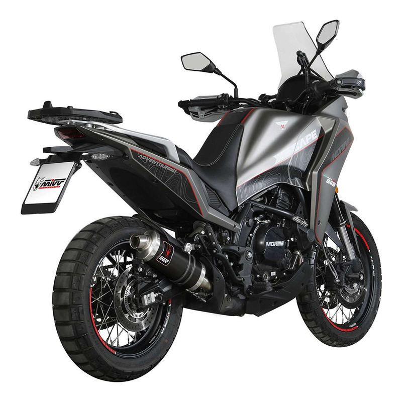 Silencieux MIVV Dakar inox noir Moto Morini X-Cape