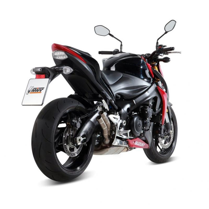 Silencieux MIVV Double Gun titane pour Suzuki GSX-S 1000