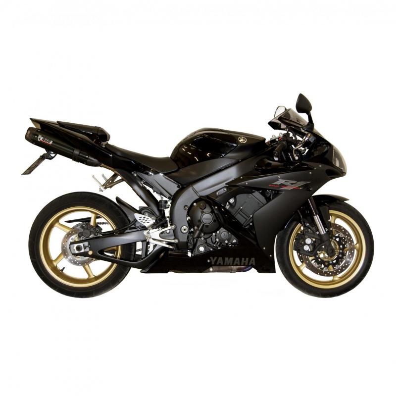 Silencieux MIVV double Suono inox noir Yamaha YZF-R1 04-06