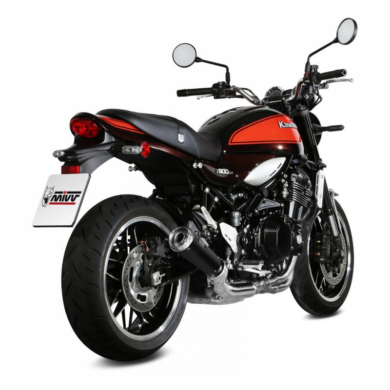 Silencieux Mivv Ghibli inox noir Kawasaki Z 900 RS 18-19