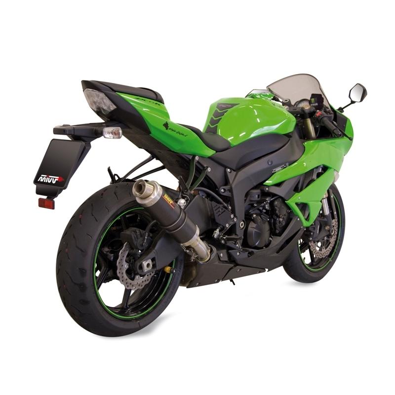 Silencieux MIVV GP carbone Kawasaki ZX6R 09-