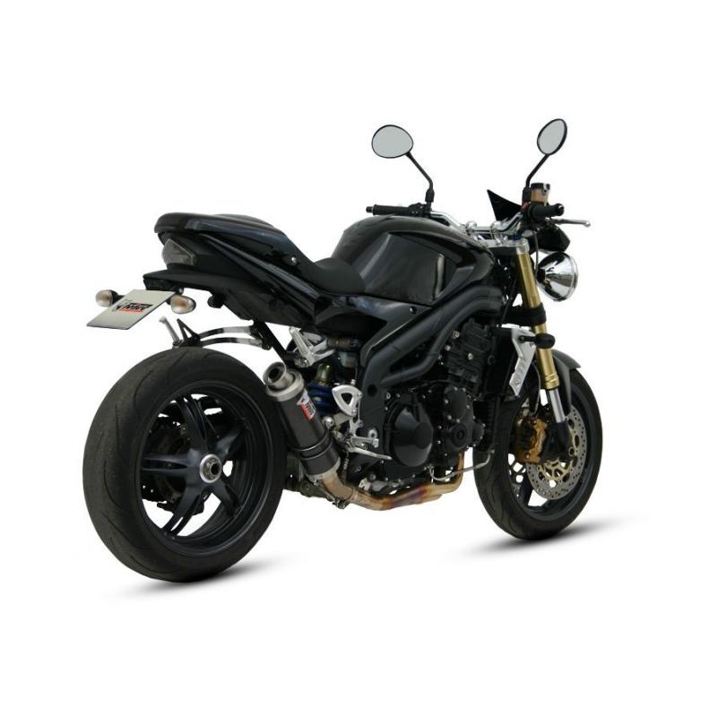 Silencieux MIVV GP carbone Triumph Speed Triple 1050 05-06