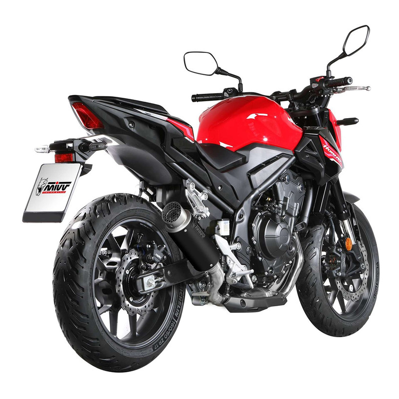 Silencieux Mivv GP Pro inox noir Honda CB 500 Hornet 24-25