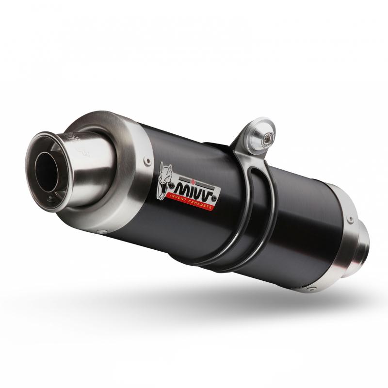 Silencieux MIVV GP Steel Black Kawasaki ZX250R Ninja 08-