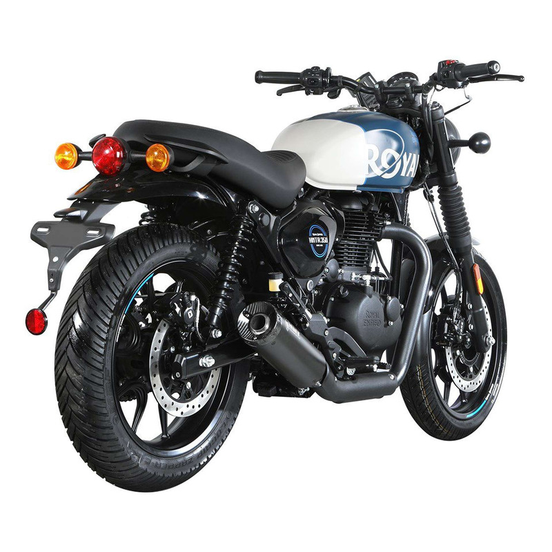 Silencieux Mivv HR-1 inox/carbone Royal Enfield Hunter 350 22-24