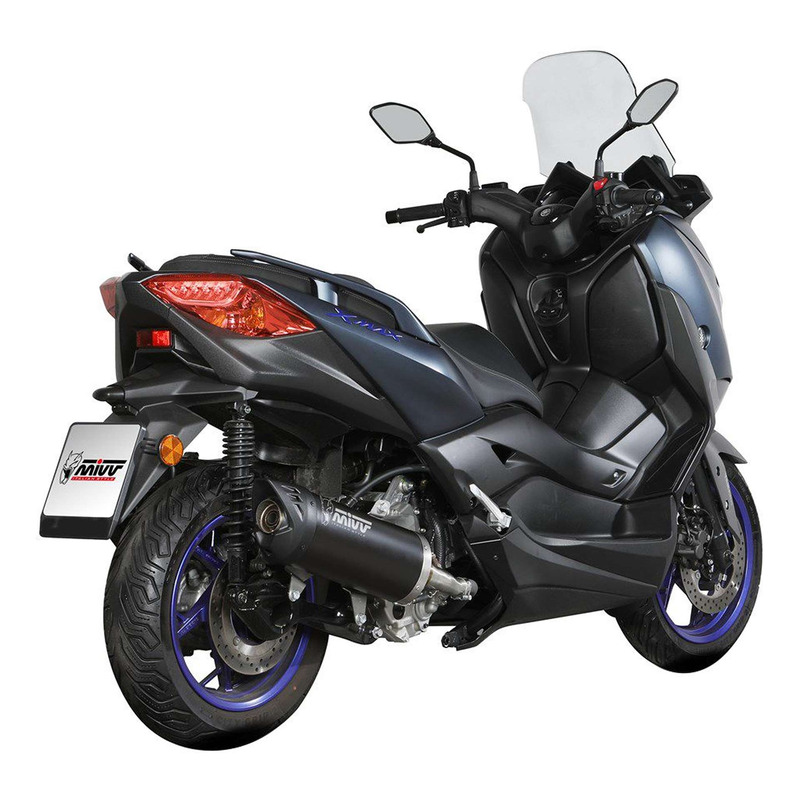 Silencieux Mivv Mover inox noir Yamaha X-Max 300 21-24
