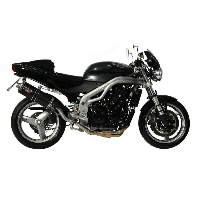 Silencieux MIVV Oval carbone Triumph Speed Triple 955 I 02-04