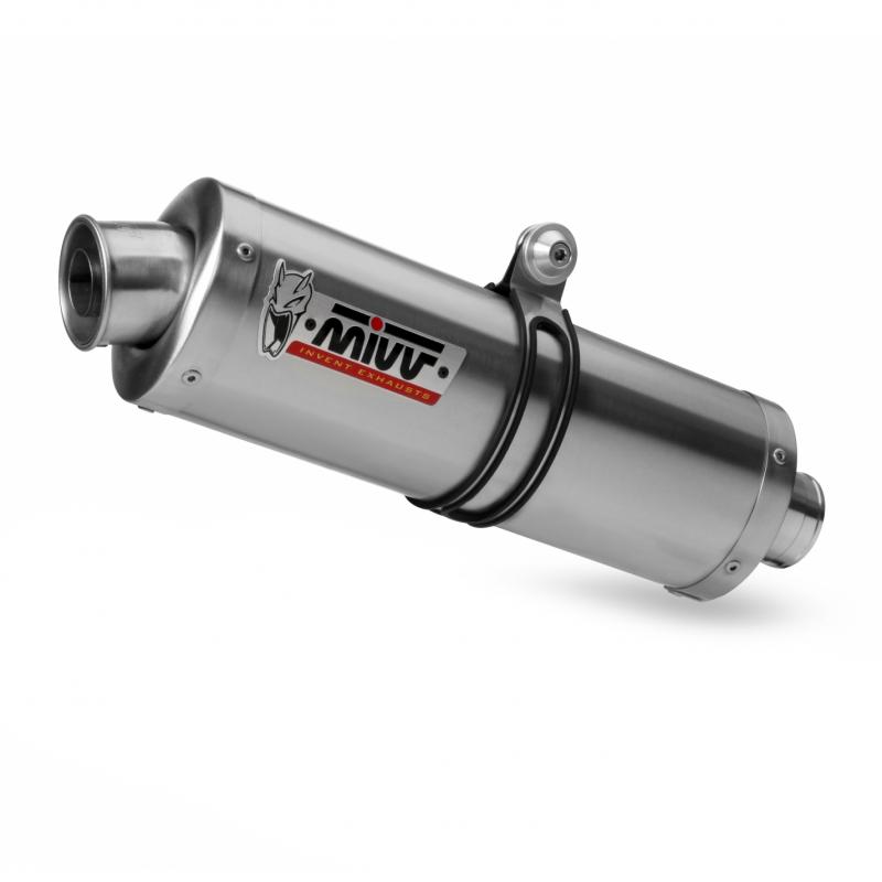 Silencieux MIVV Oval inox Triumph Tiger 1050 07-13