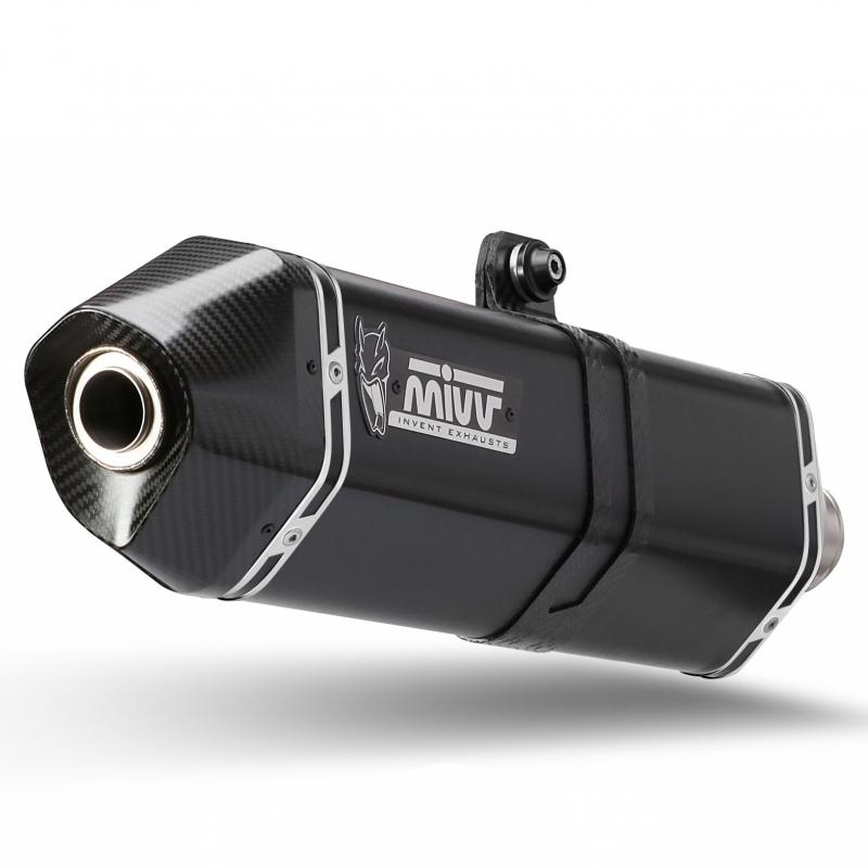 Silencieux MIVV Speed Edge Steel Black Suzuki GSF1250 Bandit 09-15