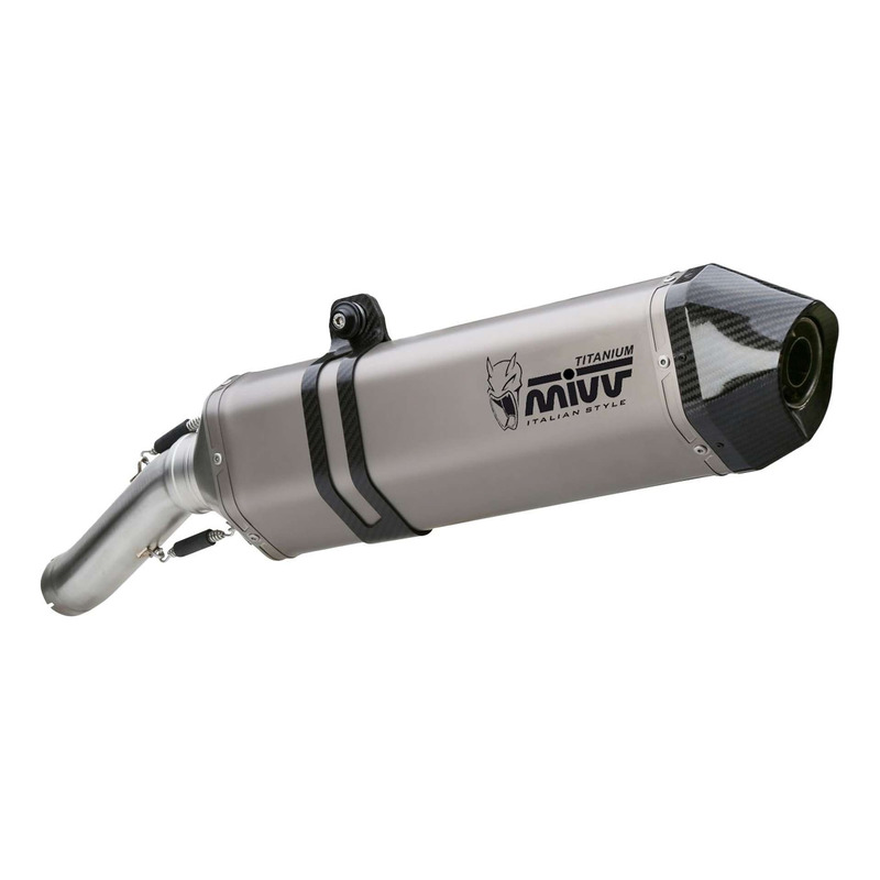 Silencieux MIVV Speed Edge titane / casquette carbone BMW R 1200 GS 04
