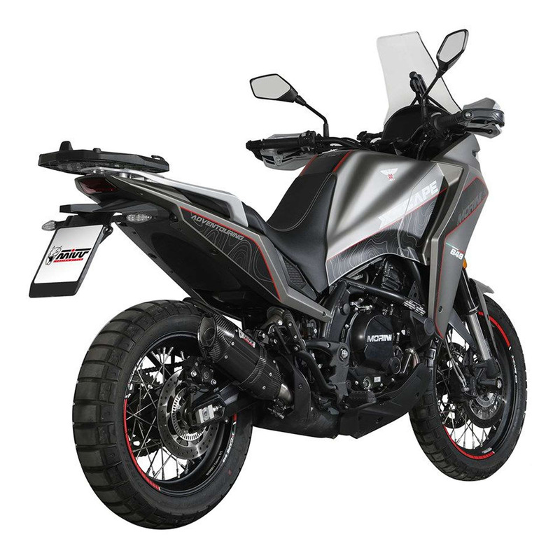 Silencieux Mivv Suono Inox noir Moto Morini X-Cape