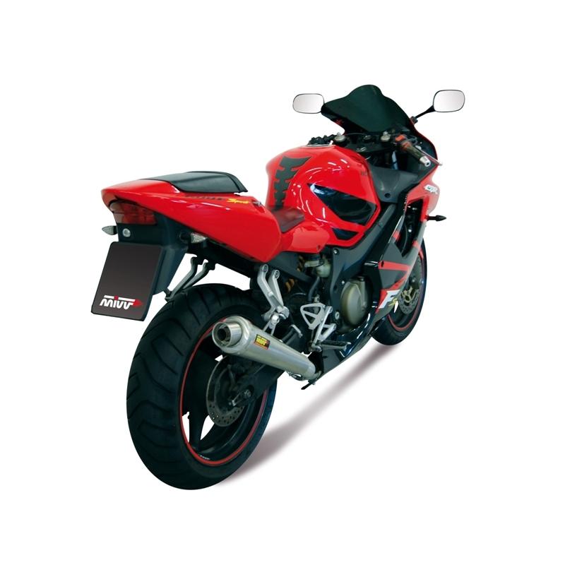 Silencieux MIVV X-Cone inox brossé Honda CBR 600 FS 01-02