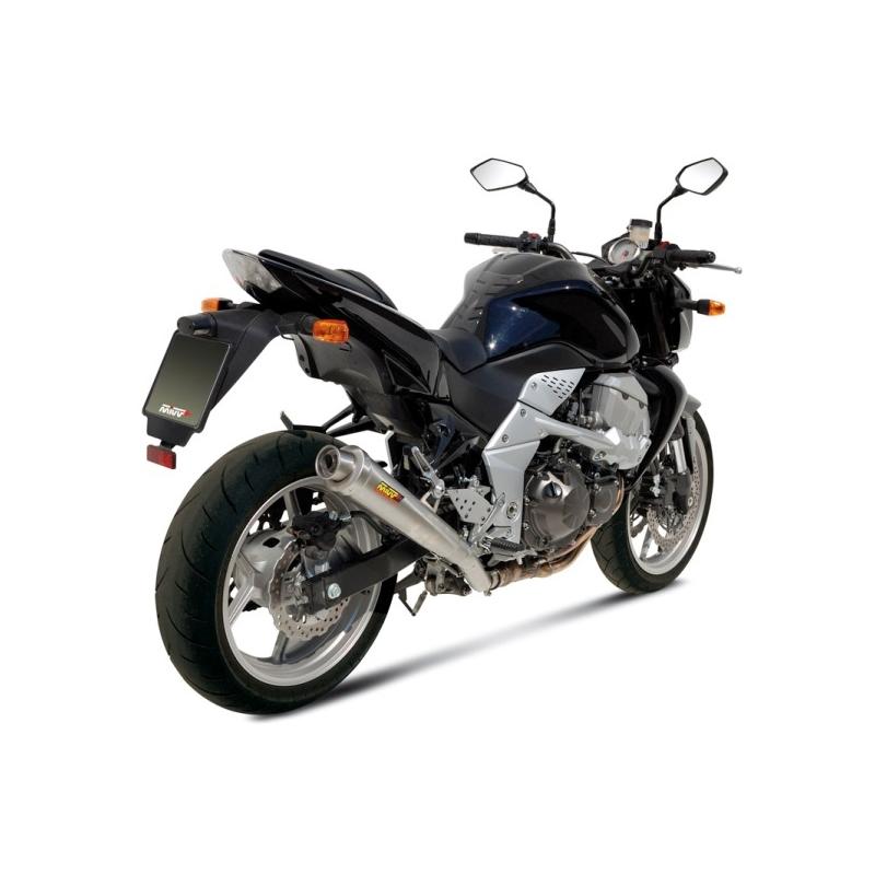 Silencieux MIVV X-Cone inox brossé Kawasaki Z750 07-13