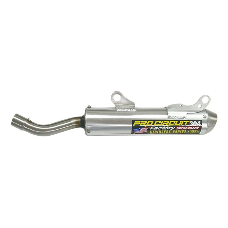 Silencieux Pro Circuit - Type 304 aluminium brossé - Honda CR 250cc 05-07