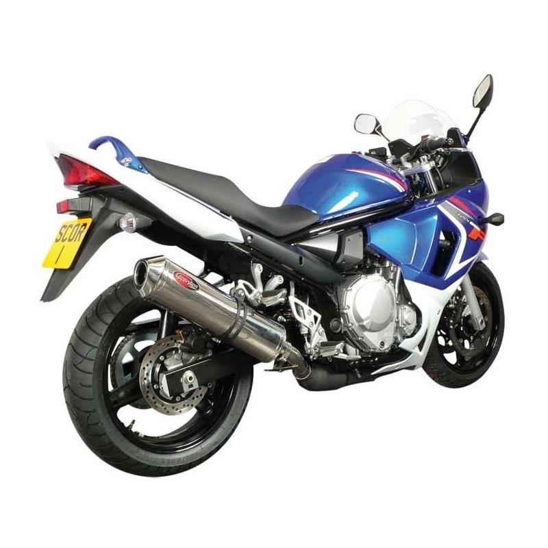 Silencieux Scorpion Factory Ovale Inox pour Suzuki Bandit 650 07-16 /