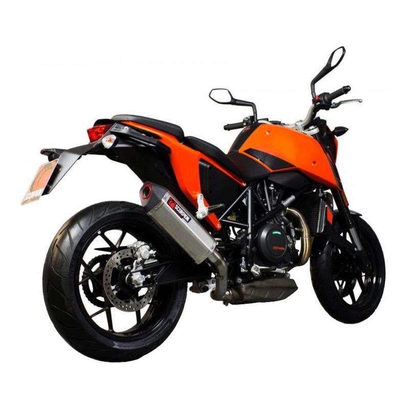 Silencieux Scorpion Serket Inox KTM Duke 690 12-16