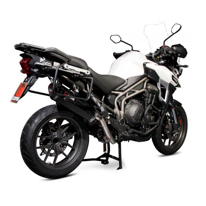 Silencieux Scorpion Serket Parallel carbone Triumph Tiger 1200 Explore