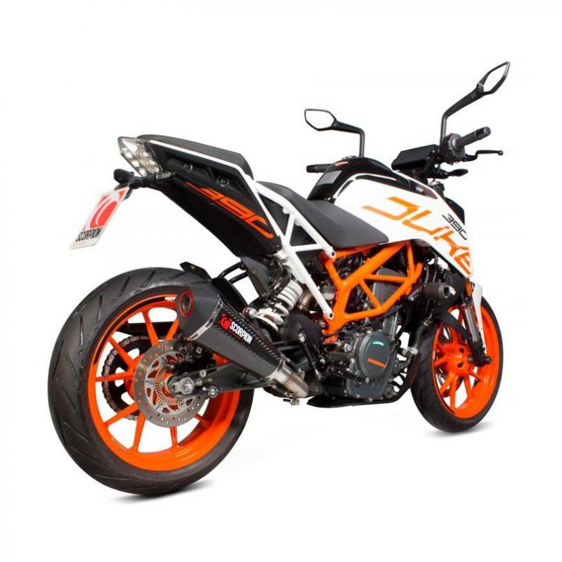Silencieux Scorpion Serket Taper carbone KTM Duke 390 17-20