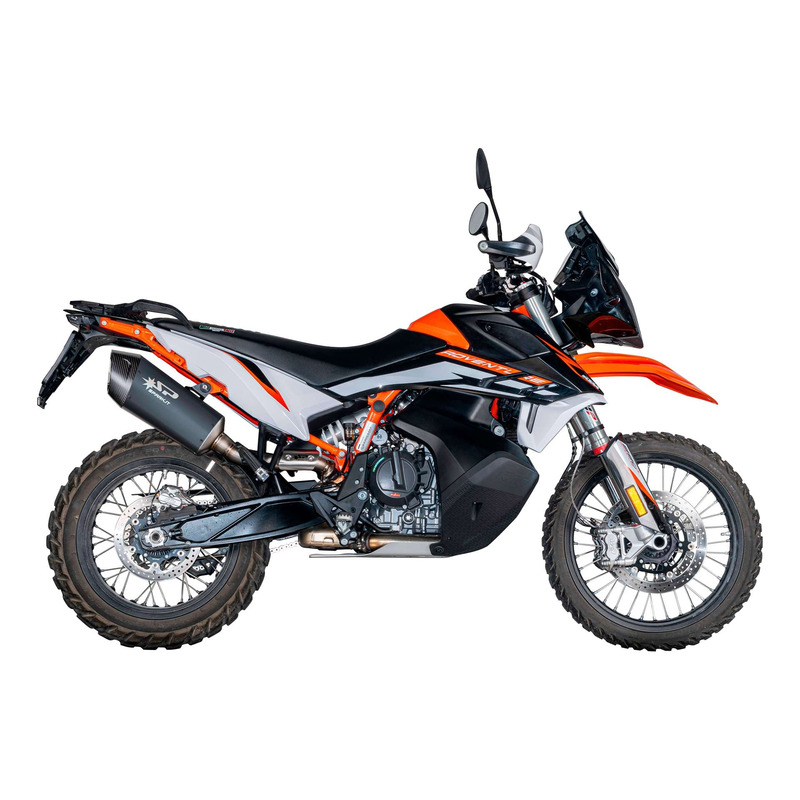 Silencieux Spark Fighter Evo inox noir KTM 890 Adventure R 22-24