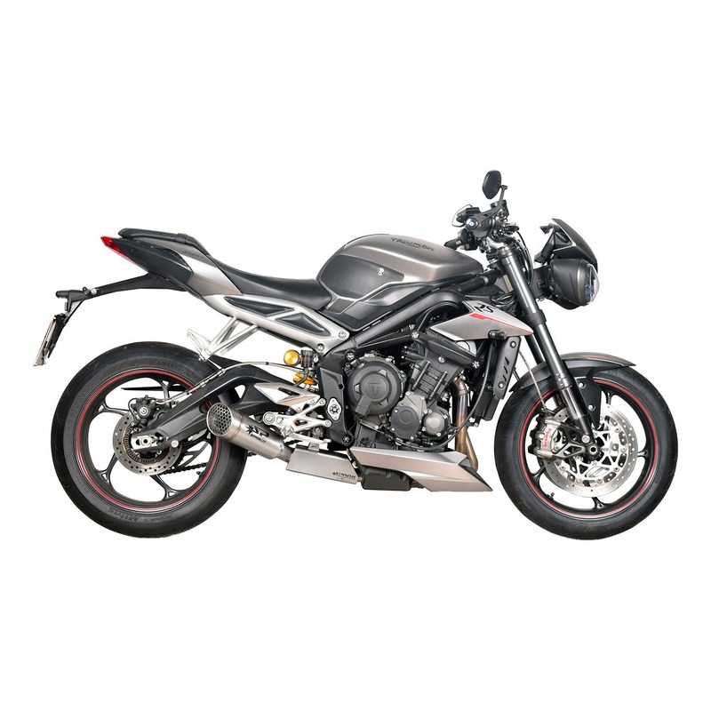 Silencieux Spark Grid-O titane Triumph Street Triple 765 17-20