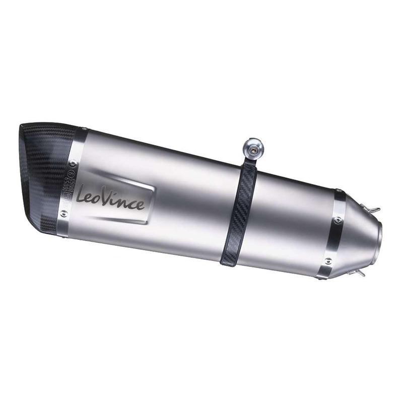 Silencieux universel Leovince Factory-S inox Ã  54 mm