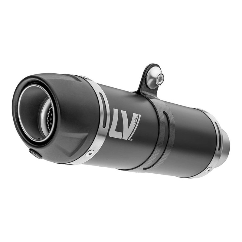 Silencieux universel Leovince GP Corsa Evo inox noir Ø 54 mm