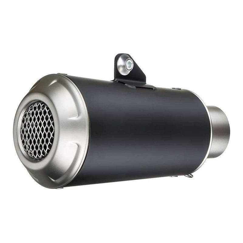 Silencieux universel Leovince LV-10 inox noir Ø 54 mm
