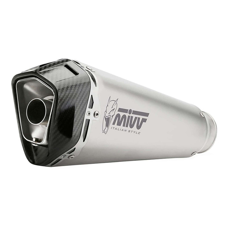 Silencieux universel Mivv Delta Race inox Ã 55 cotÃ© droit