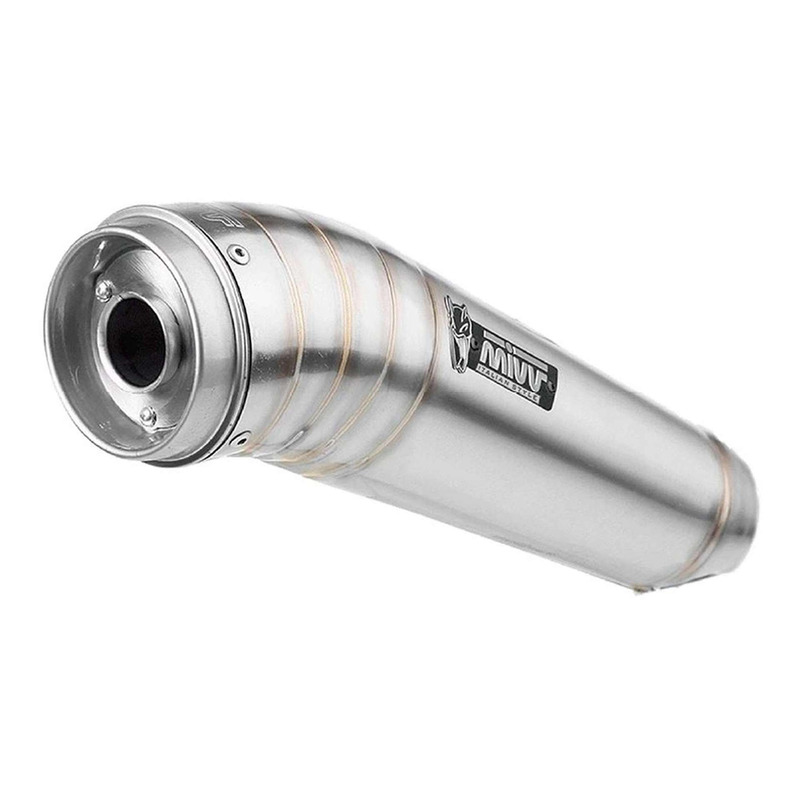 Silencieux universel Mivv Ghibli inox Ã 55 cotÃ© droit