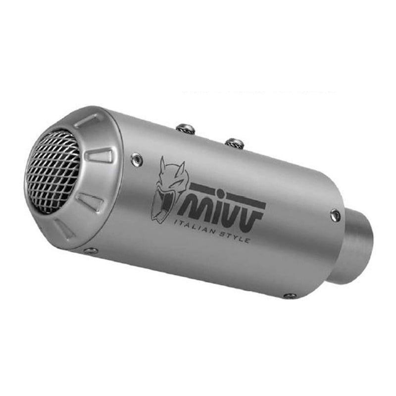Silencieux universel Mivv MK3 inox Ø55 coté droit