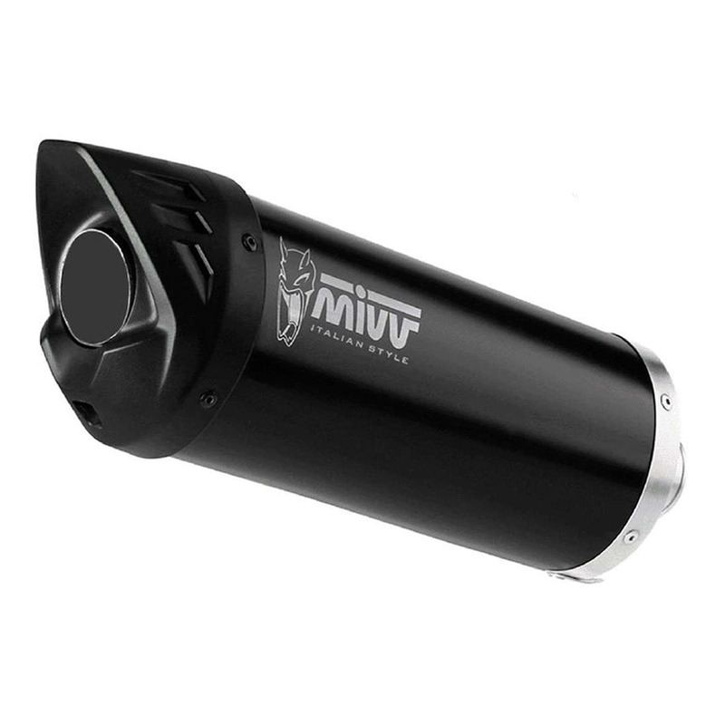 Silencieux universel Mivv Mover inox noir
