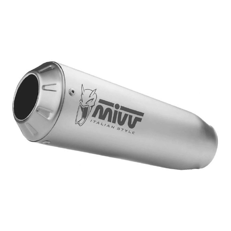Silencieux universel Mivv XM-1 inox Ø55 coté droit