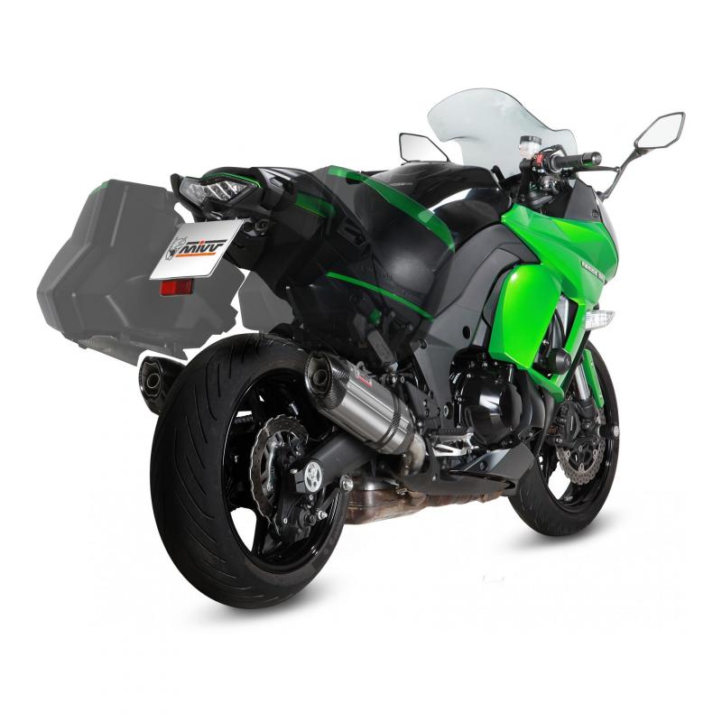 Silencieux Mivv Suono inox casquette carbone Kawasaki Z 1000 SX 14-20