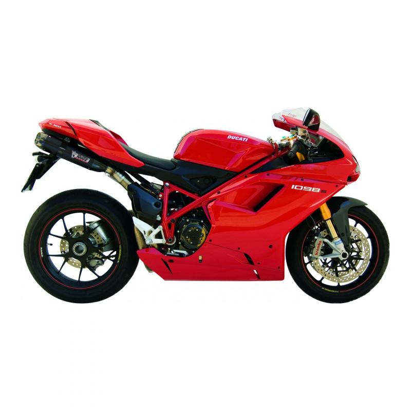 Silencieux Mivv Suono inox noir casquette carbone Ducati 1098 07-08 (p