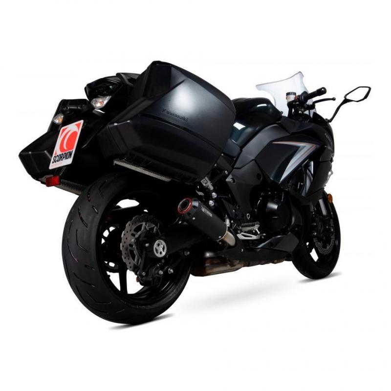 Silencieux Scorpion Red Power inox noir Kawasaki Z 1000 SX 17-19 (pair